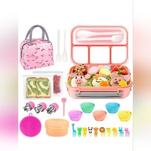 Bento Box for kids; 27 piece: Pink